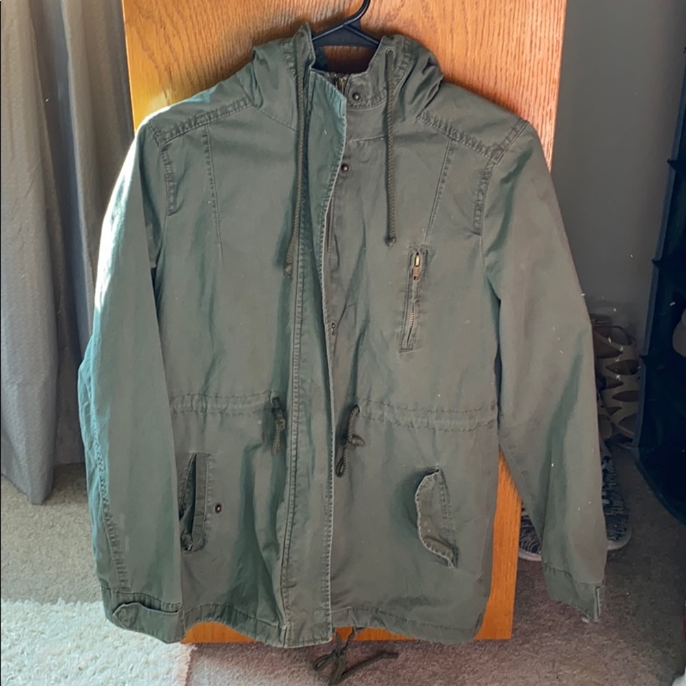 Army green jacket